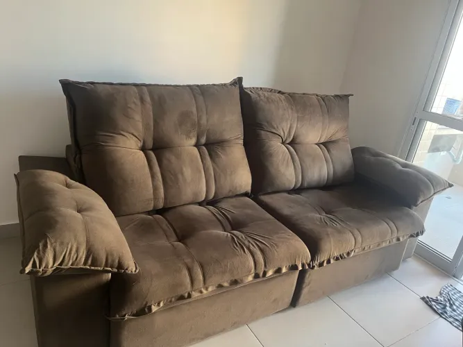 Sofá 2.50M retrátil e inclinável