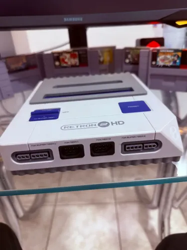 Super Nintendo retrô 2 em 1