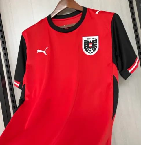 Camisa Áustria I 2026 Torcedor Masculina