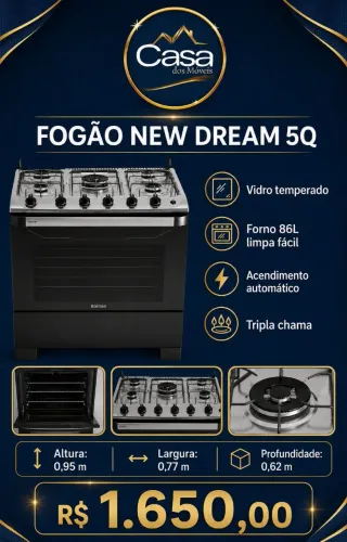 Fogão New Dreams 5bc
