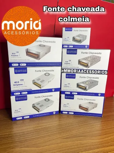 Fonte Chaveada Colmeia 12v De 5A, 10A, 15A, 20A, 30A, 40A e 50A