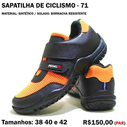 Sapatilha de Ciclismo - Laranja