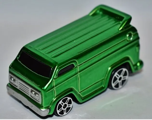 Carro veículo Maisto Wild Custon Van de ferro na embalagem antigo 