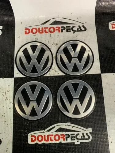 Jogo de emblemas adesivos para rodas Volkswagen