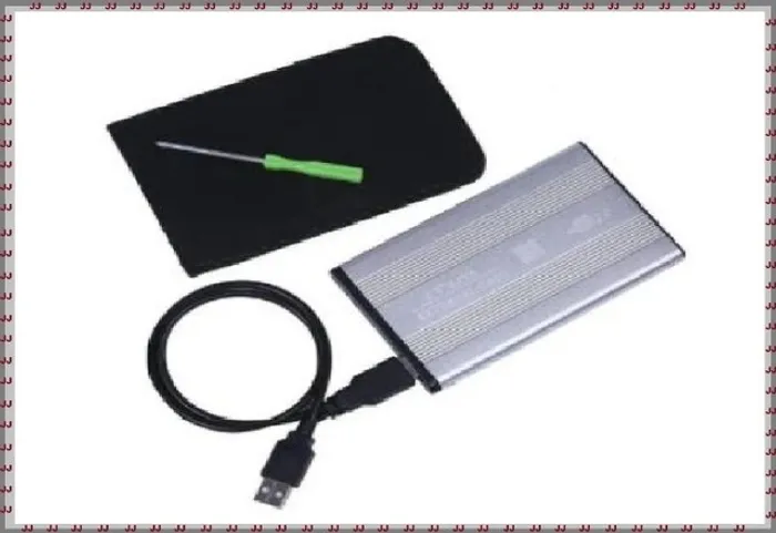 Case Hd 2.5 usb 2.0 nas cores preta ou prata - até 1 Tb