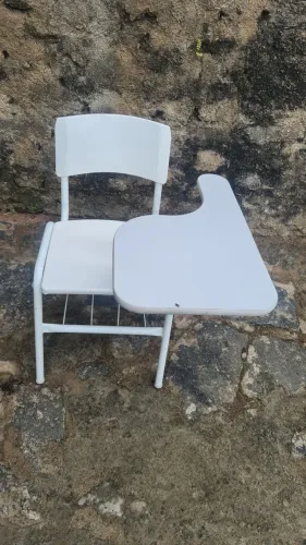 Cadeira escolar Infantil canhota peça única 