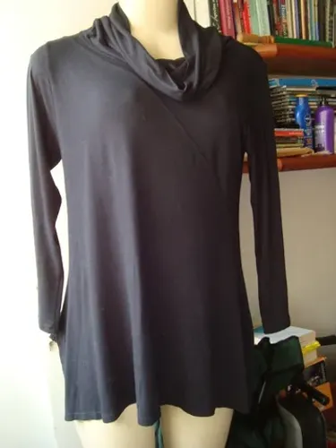 Blusa Preta - Malha Macia - Tam. P
