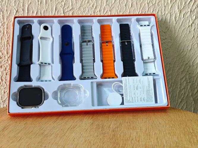 Relógio Smartwatch S100 Ultra 7 Pulseiras 