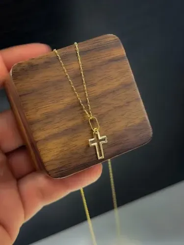 Corrente masculina de ouro18k 