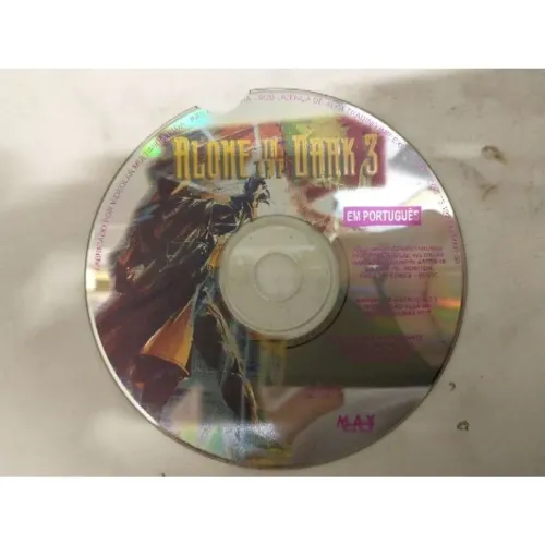 Alone in the Dark 3 Ghosts in Town 1995 jogo antigo PC CD total português