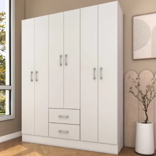 Guarda Roupa Colômbia 1,34 cm Branco, da Fellicci,