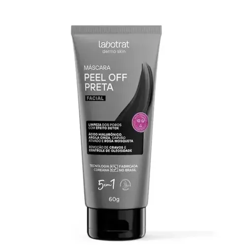 Mascara Facial Peel Off Preta Labotrat 5em 1 60g Promoç