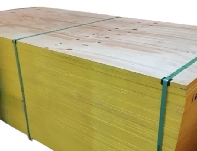 200 Tábua Compensada Amarela 65x44x25 Para Máquina De Blocos