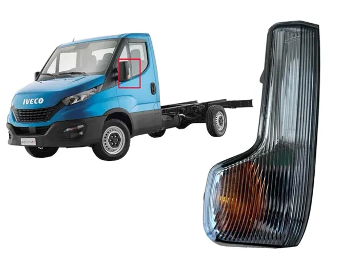 Retrovisor Esquerdo Iveco Daily 2020 2021 2022 2023 Modelo Grande