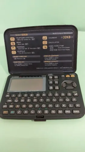 Agenda Eletrônica Casio - SF4300r - Digital Diary - Funcionando