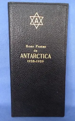 Carteira de Garçom Antarctica Ano 1928 -1929