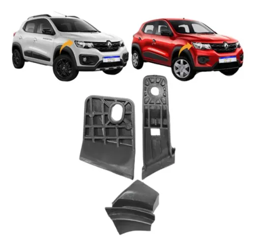 Kit Garra Recuperação Farol Kwid 2017 2018 2019 20 21 22 L.d