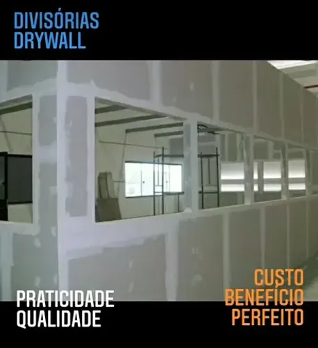 Divisórias Parede em Drywall Gesso Acartonado