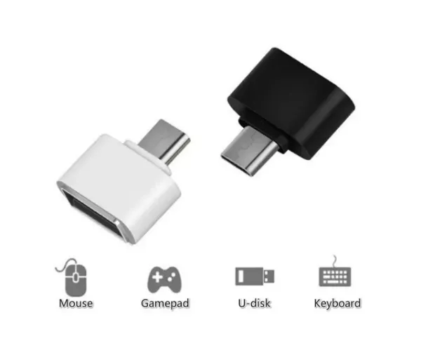 Adaptador Para Teclado Mouse Controle No Celular Otg Micro Usb V8