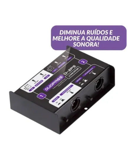 Direct Box Duopass Di-2ps Passivo 2 Conexões - Waldman