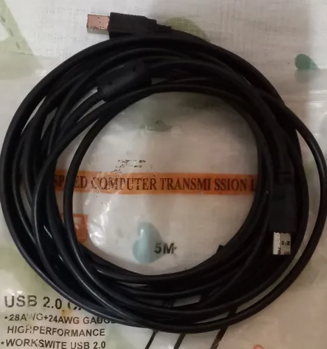 Cabo USB para impressora. 3 metros.