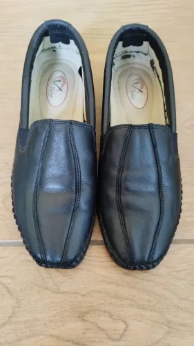 Sapatos Mocassim de Couro Confortável 