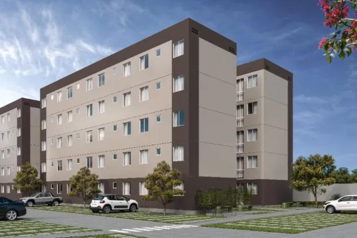 APT 197, Messejana, Condomínio Vitória Iris, apartamento com 02 quartos