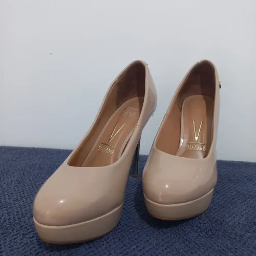 Salto Alto Feminino Bege Vizzano