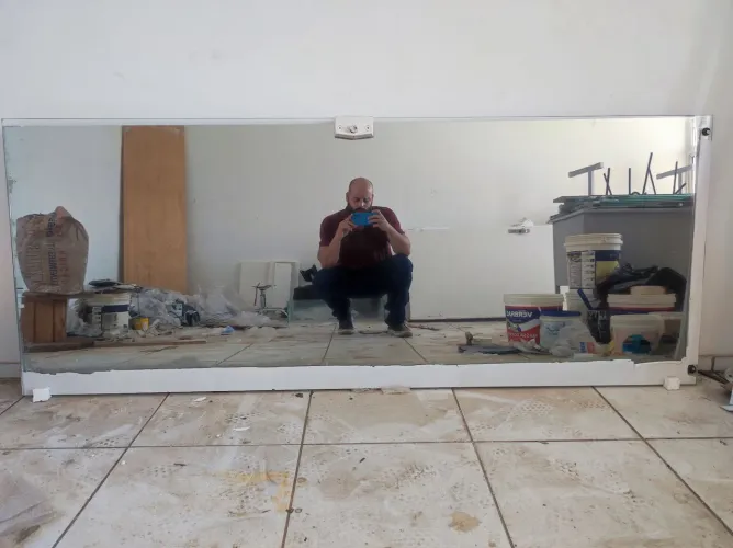 Porta de vidro de rolar