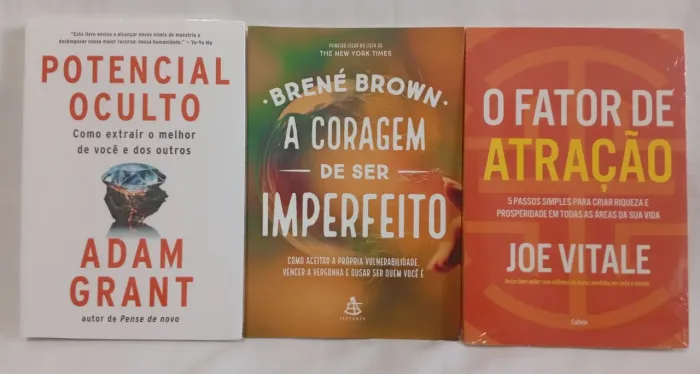 Fator de atração A coragem de Ser imperfeito Potencial oculto