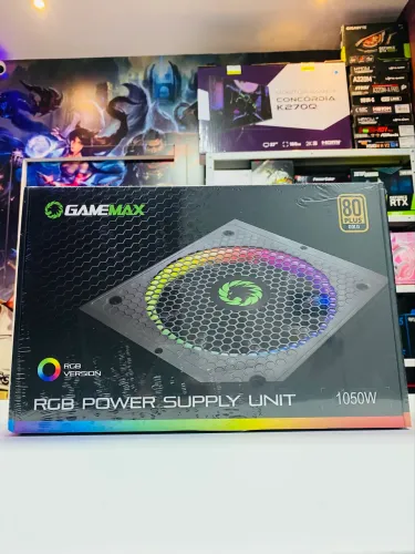 Fonte Gamemax 1050W 80Plus Gold FULL MODULAR RGB - Em até 18x / Loja Física