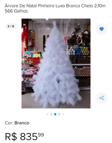 Árvore de natal usada 