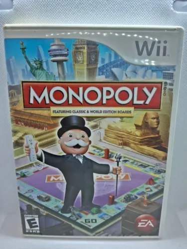 Jogo Monopoly Nintendo Wii Original (semelhante ao Banco Imobiliário)
