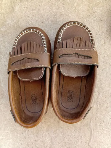 Sapato Infantil Klin 22 Mocassim Marrom Seminovo