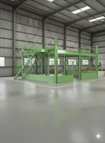 Otimize seu Espaço: Mezanino de Aço 100m² - Alta Resistência e Versatilidade!