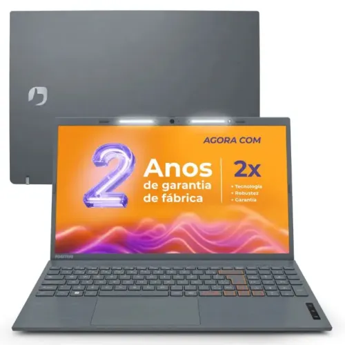 Notebook Positivo Vision C15 Intel® Celeron® N4020 Window 11 Home 8GB RAM 126GB SSD