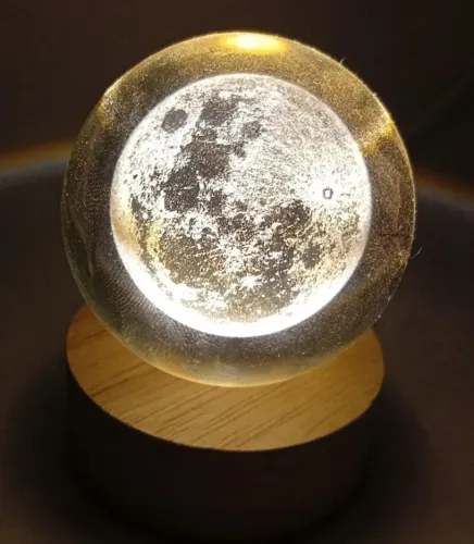 Night Light - Mini abajour enfeite luminoso - LUA - USB 5v