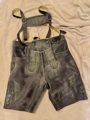 Lederhosen Traje Típico Alemao Masculino