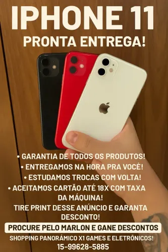 IPHONE 11 COM PROMOÇÃO 