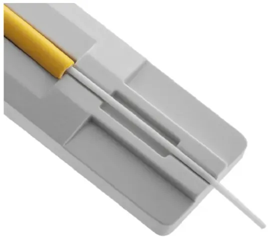 Adaptador de medição para corte de emenda de fibra óptica