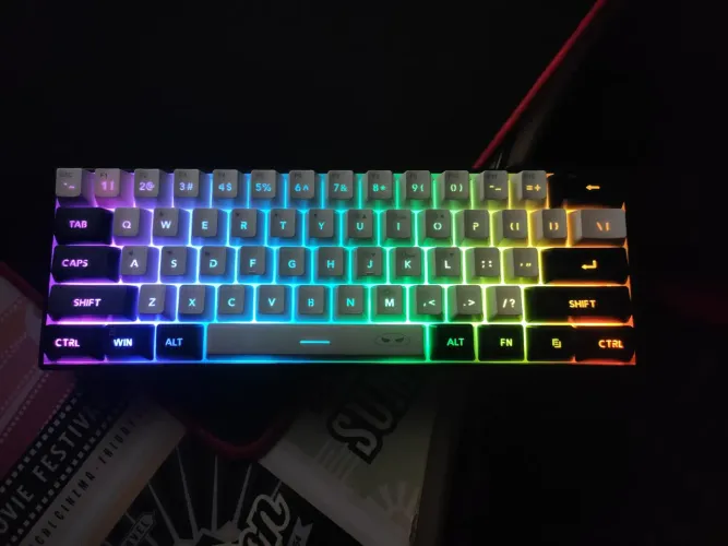 Teclado Gamer RGB, TS91, de membrana (Produto Novo a Pronta Entrega)
