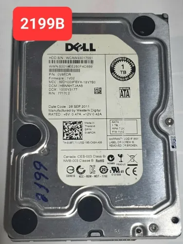 Placa Hd 1 Tb Wd1003fbyx-18y7b0 - Cod: 2199b