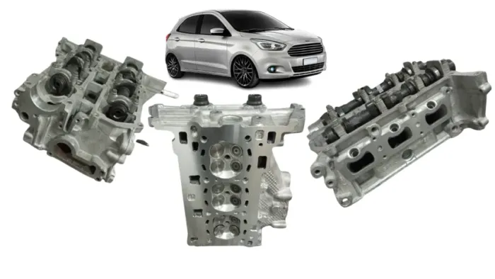 Cabeçote Ford Ka 1.0 12v 3cc Retificado Montado 2014 2015 2016 (A Base de Troca)