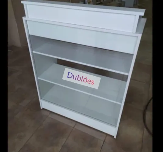 Balcão caixa vitrine promoção 