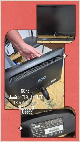 Monitor AOC F19L Lcd