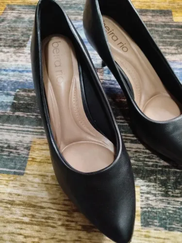 Sapato Scarpin Feminino Beira Rio - Preto