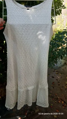 Vestido Branco Tam: G