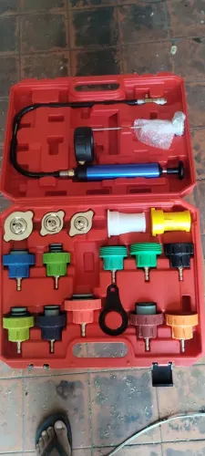 18 peças Kit teste arrefecimento radiador comum 