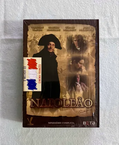 DVD Duplo Versátil: Napoleão (Com Gérard Depardieu-Christian Clavier) Minissérie Completa