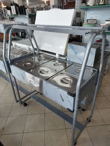 R1 Buffet carrinho 6 cubas aquecidas Spolu